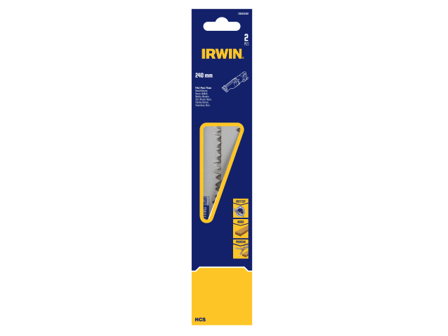 IRWIN® Sabre Saw Blade Coarse Wood Cutting 240mm Pack of 2