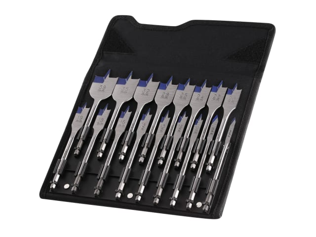 IRWIN® Blue Groove 4X Flat Bit Set, 17 Piece