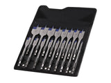 IRWIN® Blue Groove 4X Flat Bit Set, 17 Piece