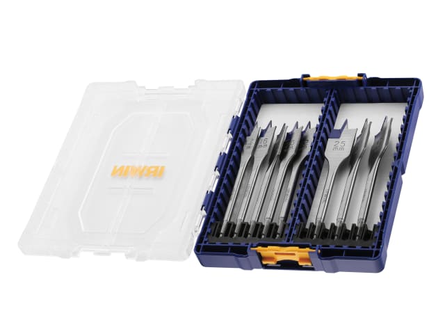 IRWIN® Blue Groove 4X Flat Bit Set, 8 Piece