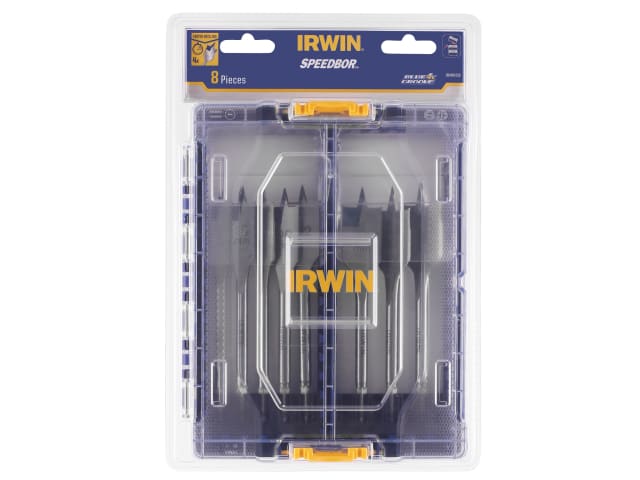 IRWIN® Blue Groove 4X Flat Bit Set, 8 Piece