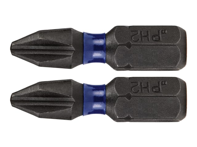 IRWIN® Impact Pro Performance Screwdriver Bits PH2 25mm (Pack 2)