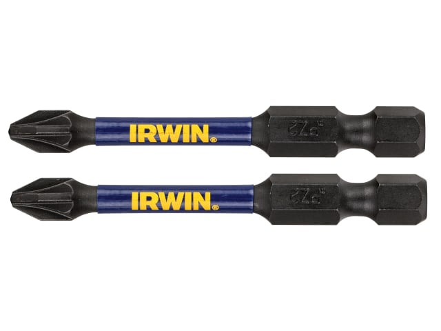 IRWIN® Impact Pro Performance Screwdriver Bits PZ3 57mm (Pack 2)