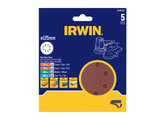 IRWIN® 125mm Sanding Disc Set, 5 Piece
