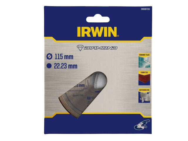 IRWIN® Continuous Rim Diamond Blade 115 x 22.23mm