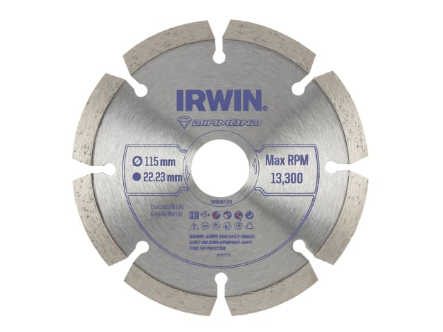 IRWIN® Segmented Diamond Blade 115 x 22.23mm