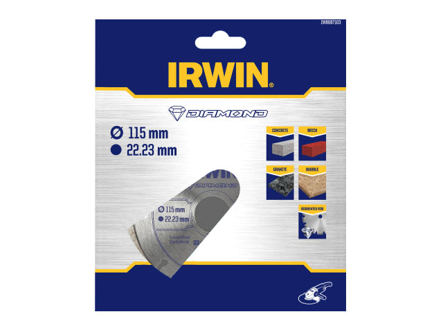 IRWIN® Segmented Diamond Blade 115 x 22.23mm