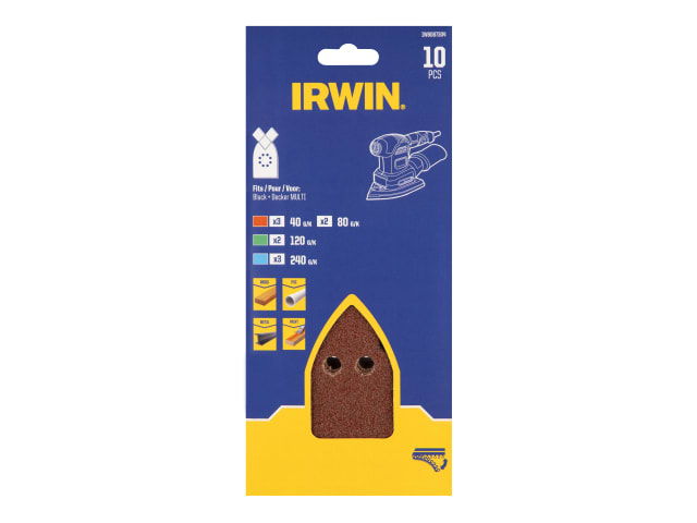 IRWIN® Multi Sander Sanding Sheet Set, 10 Piece