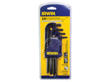 IRWIN® T10757 Metric Long Arm Ball End Hex Key Set, 10 Piece