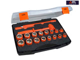 ITL Insulated Insulated Socket Set of 19 1/2in Drive