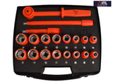 ITL Insulated Insulated Socket Set of 19 1/2in Drive