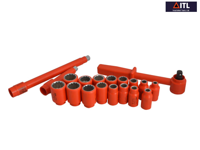 ITL Insulated Insulated Socket Set of 19 1/2in Drive