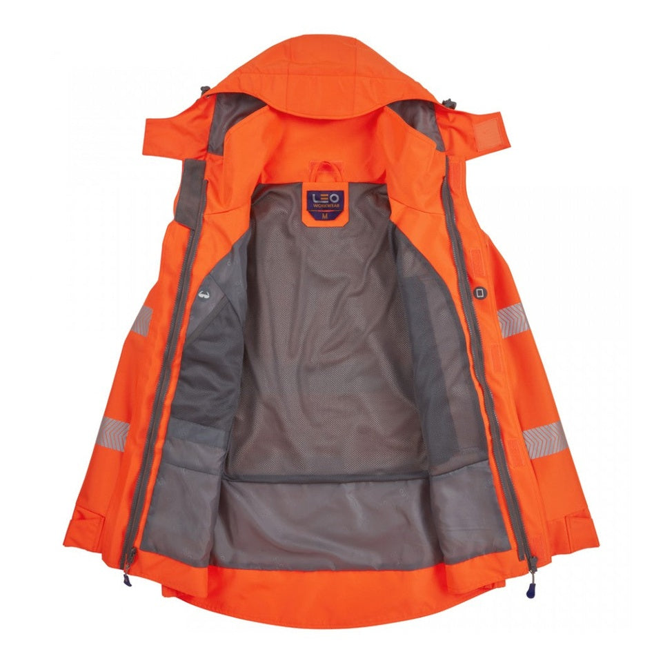 Leo Workwear DARTMOOR Leo EcoViz 15K Performance + Breathable Bomber Jacket