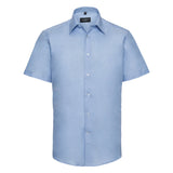 Russell Collection Short Sleeve Easycare Tailored Oxford Shirt