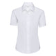 Russell Collection Women's Short Sleeve Oxford Shirt