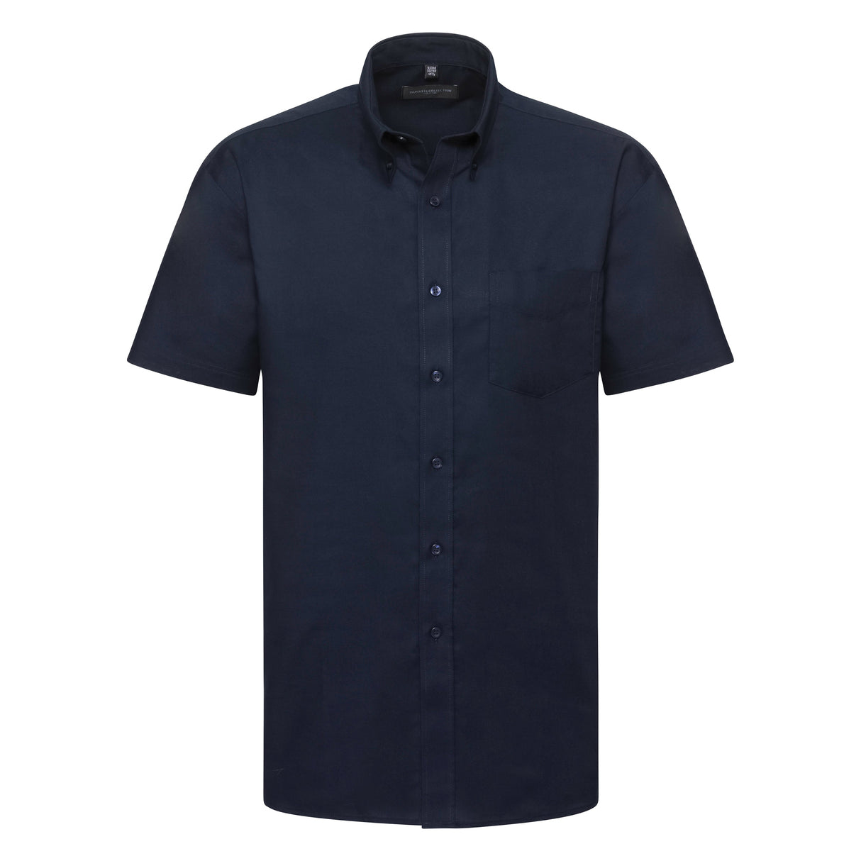 Russell Collection Short Sleeve Easycare Oxford Shirt