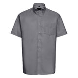 Russell Collection Short Sleeve Easycare Oxford Shirt