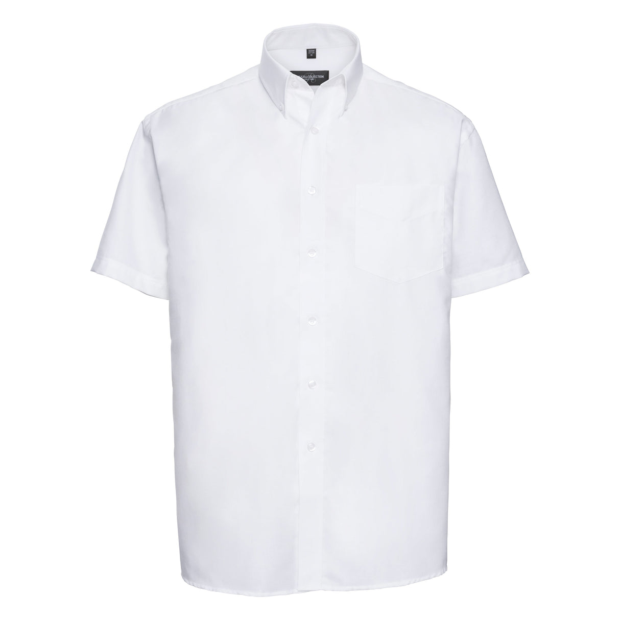 Russell Collection Short Sleeve Easycare Oxford Shirt