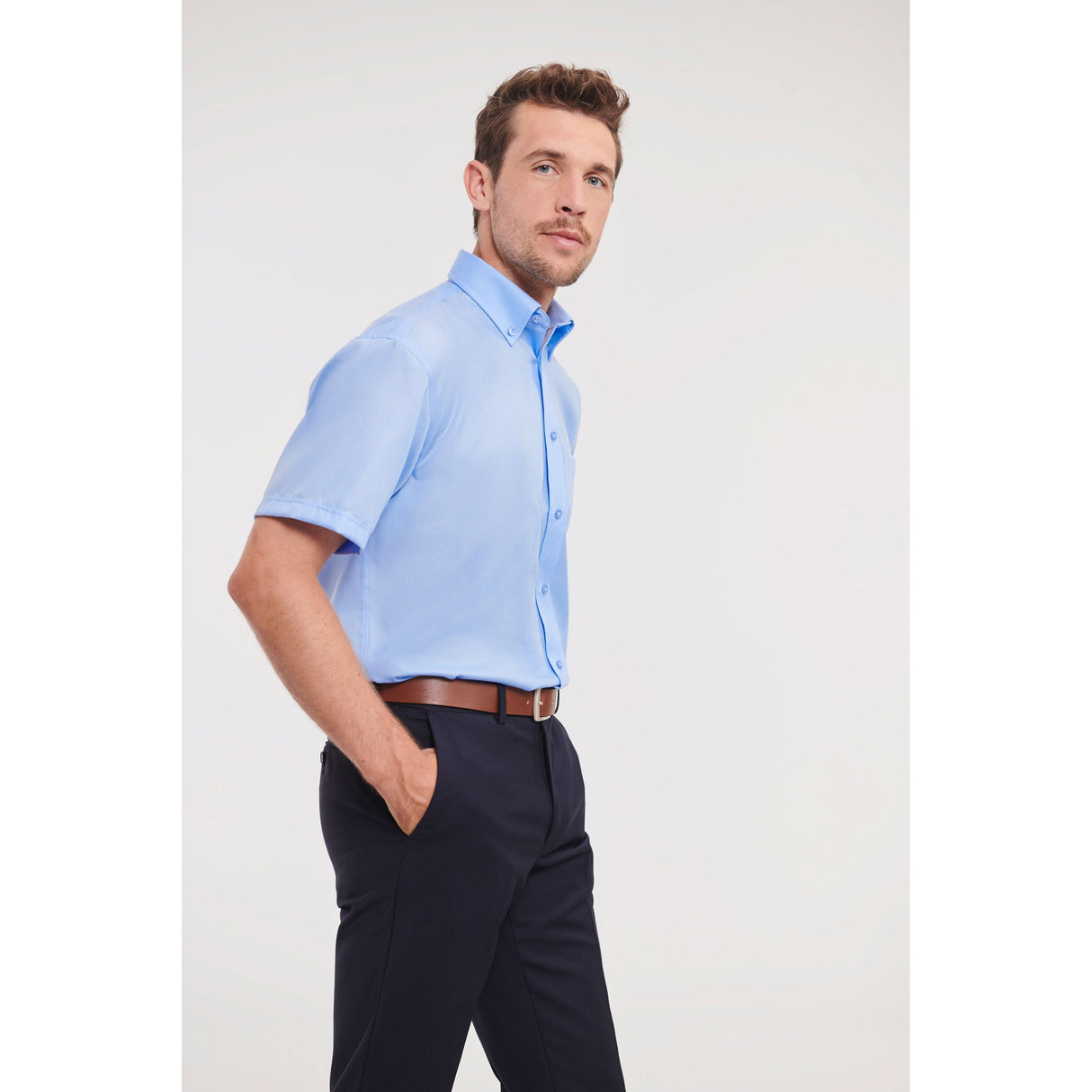 Russell Europe Short Sleeve Ultimate Non-Iron Shirt