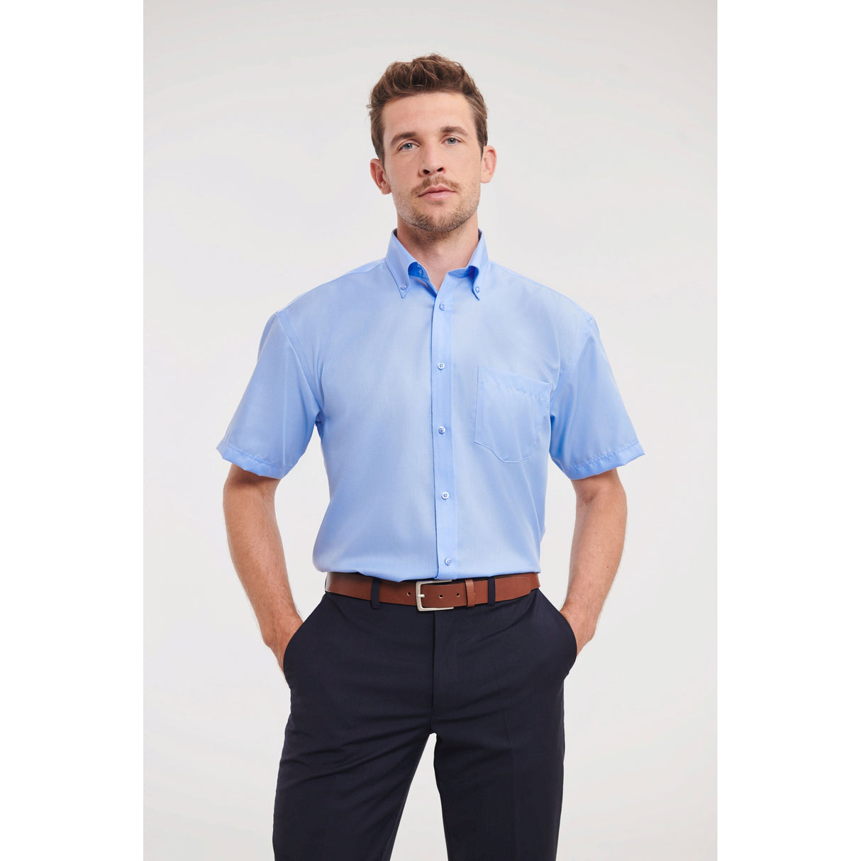 Russell Europe Short Sleeve Ultimate Non-Iron Shirt