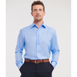 Russell Collection Long Sleeve Tailored Ultimate Non-Iron Shirt