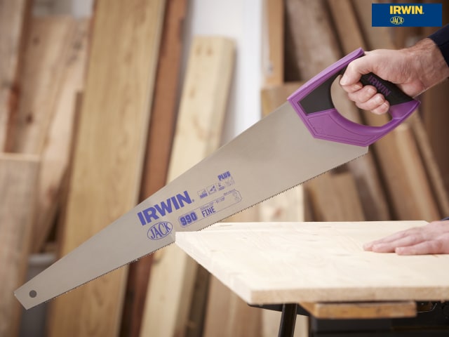 IRWIN® Jack® 990UHP Fine Handsaw Soft Grip 550mm (22in) 11/12 TPI