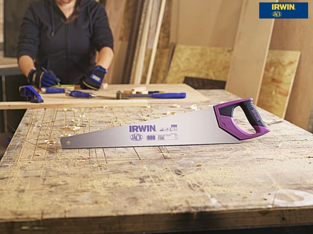 IRWIN® Jack® 990UHP Fine Handsaw Soft Grip 550mm (22in) 11/12 TPI