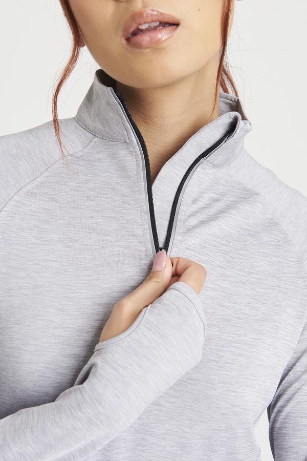 Awdis Just Cool Women's Cool Flex Long Half-Zip Top