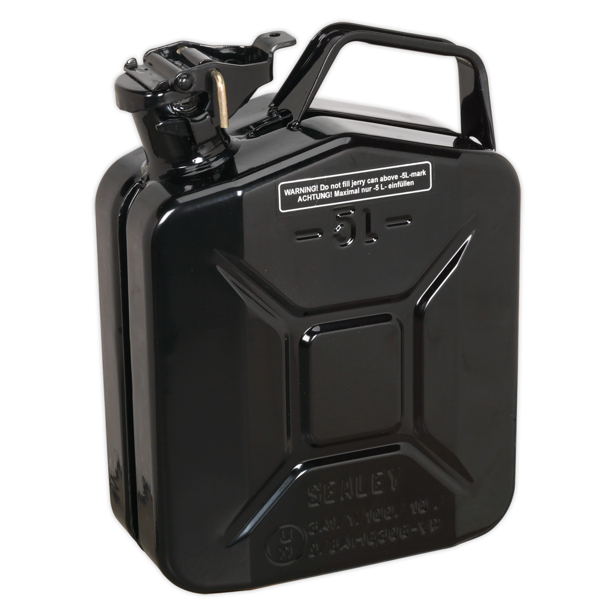 Sealey Jerry Can 5L - Black