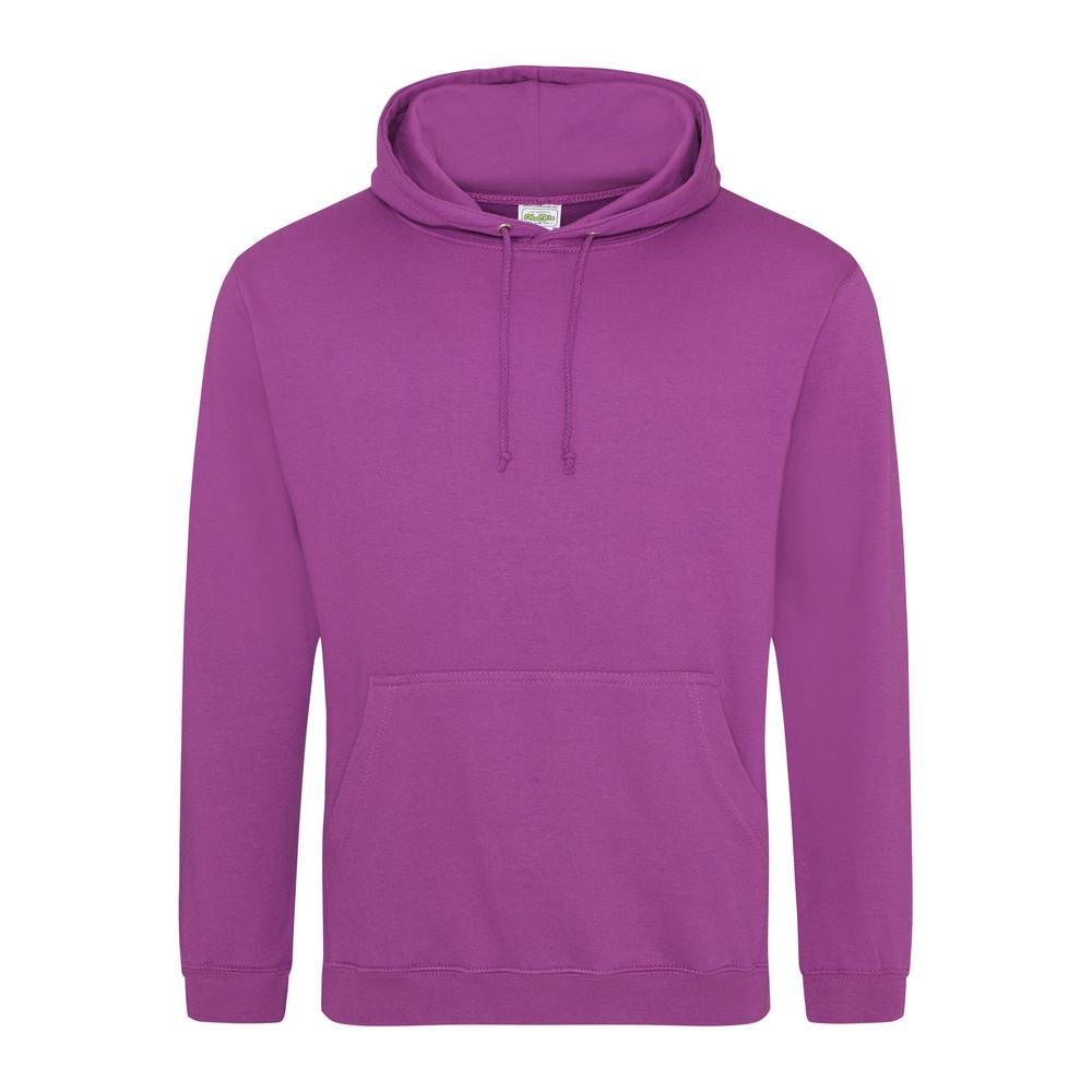 Awdis Just Hoods College Hoodie - Magenta Magic