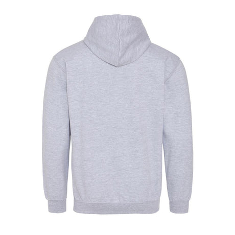 Awdis Just Hoods Varsity Hoodie - Heather Grey/Sapphire Blue