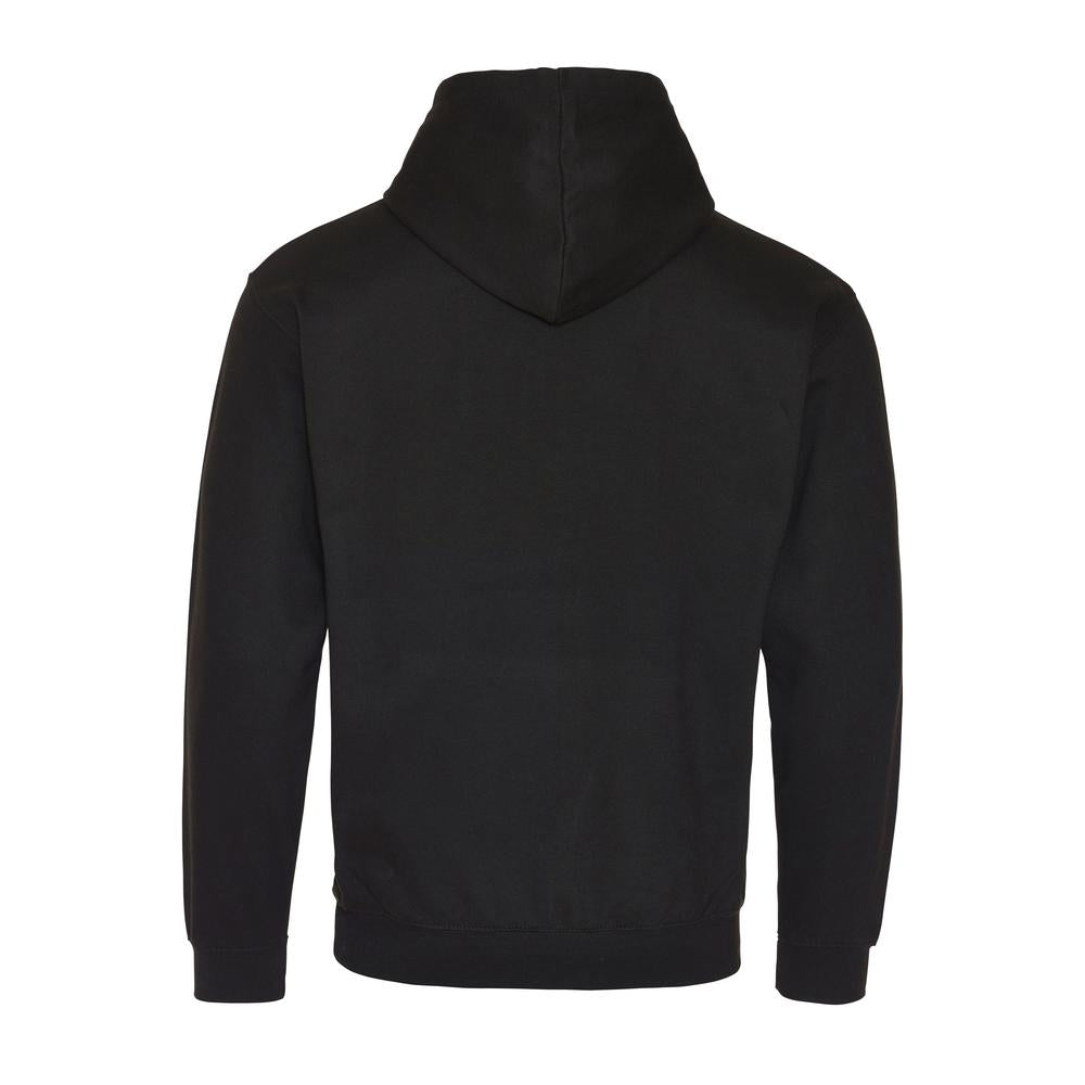 Awdis Just Hoods Varsity Hoodie - Jet Black/Arctic White