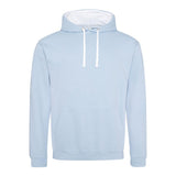 Awdis Just Hoods Varsity Hoodie - Sky/Arctic White