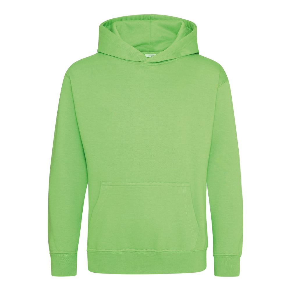 Awdis Just Hoods Kids Hoodie - Lime Green