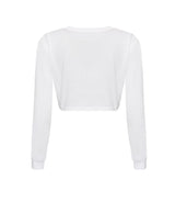 Awdis Just T's Women's Long Sleeve Cropped T