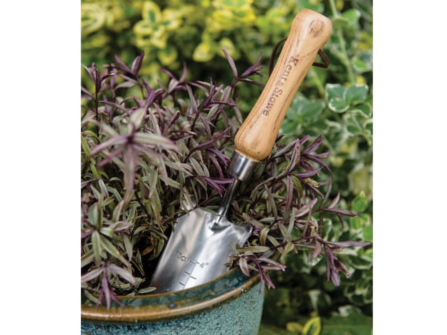 Kent & Stowe Stainless Steel Hand Transplanting Trowel, FSC®