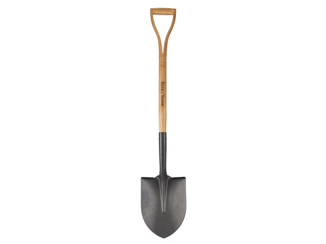 Kent & Stowe Carbon Steel Round Nosed Shovel, FSC®