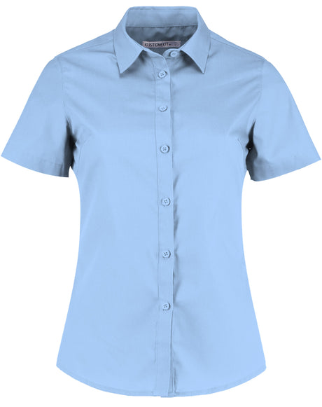 Kustom Kit Women's Poplin Shirt Short Sleeve