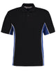 Kustom Kit Track Polo (Classic Fit) - Black/Royal/White