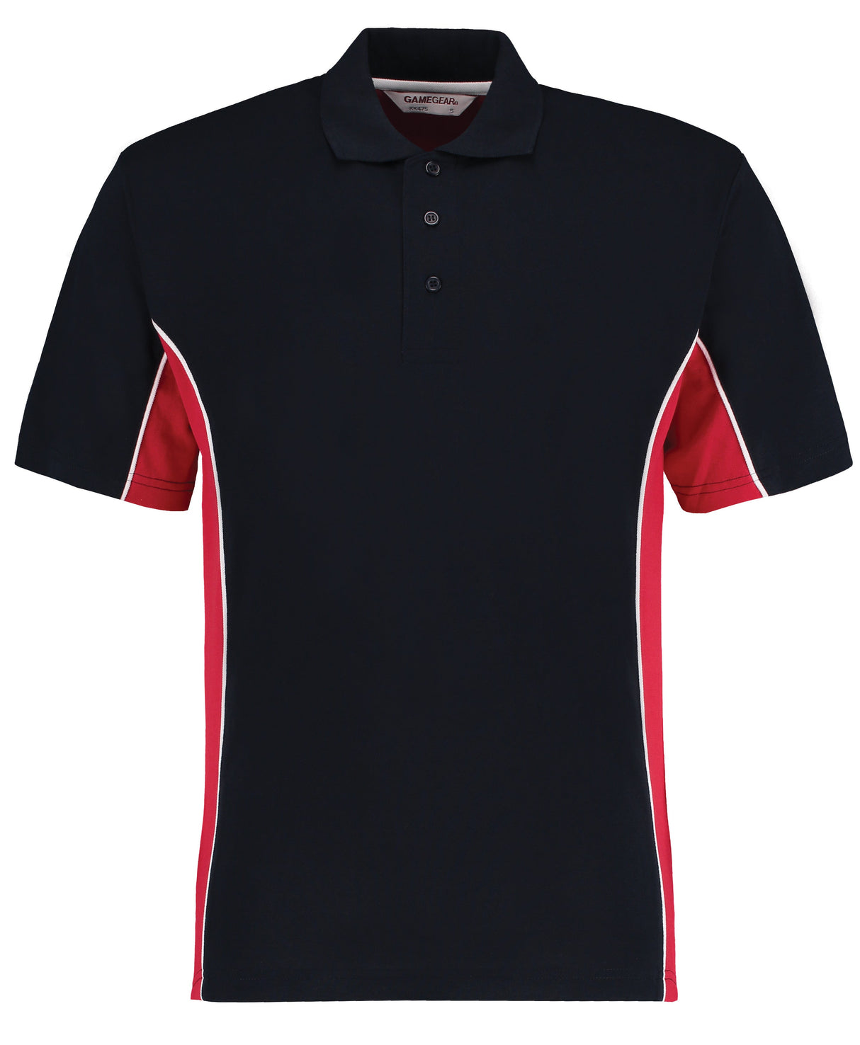 Kustom Kit Track Polo (Classic Fit) - Navy/Red/White