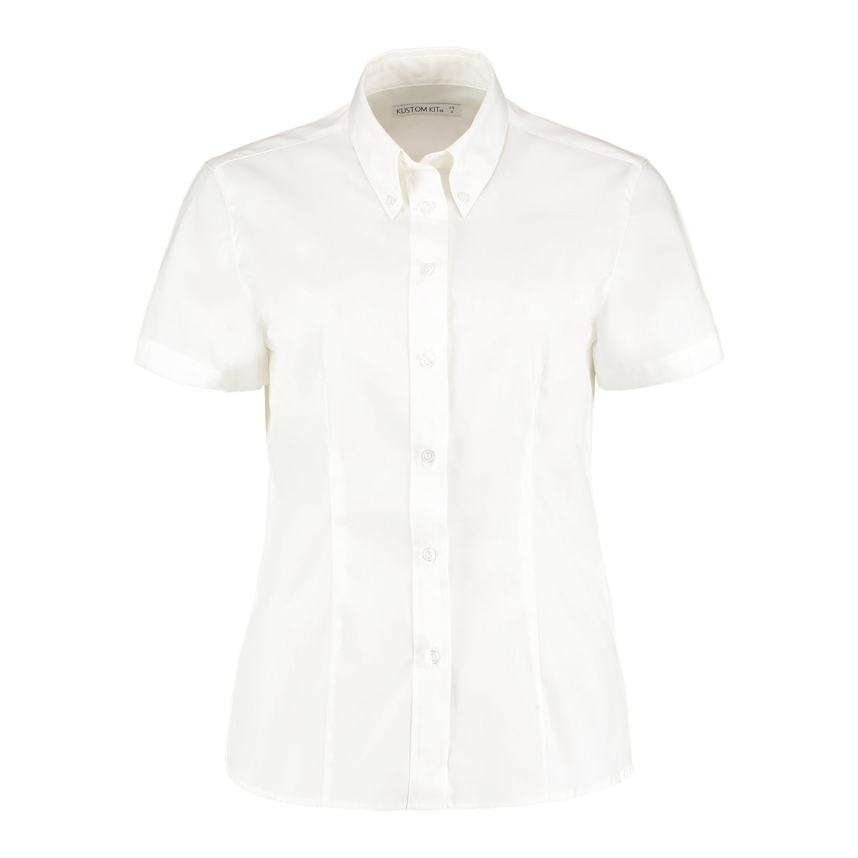 Kustom Kit Women's Corporate Oxford Blouse Short-Sleeved (Tailored Fit)