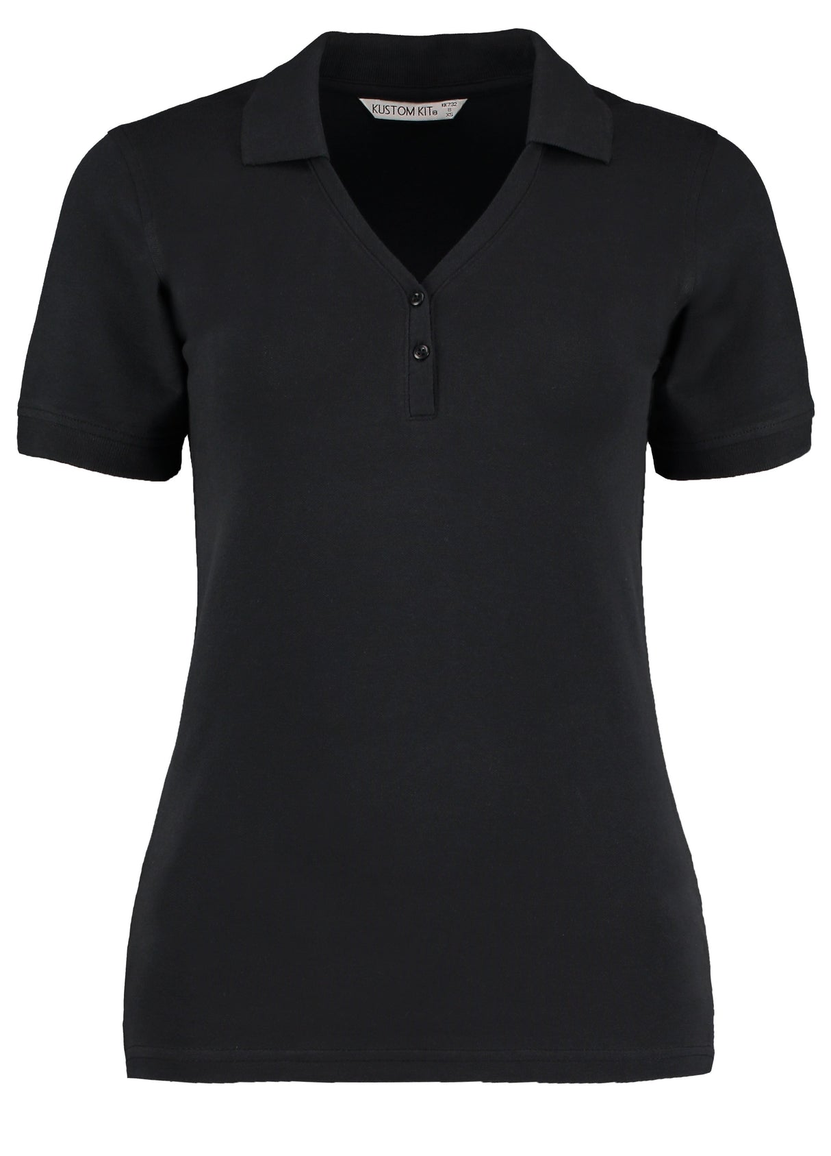 Kustom Kit Sophia V-Neck Polo (Regular Fit)