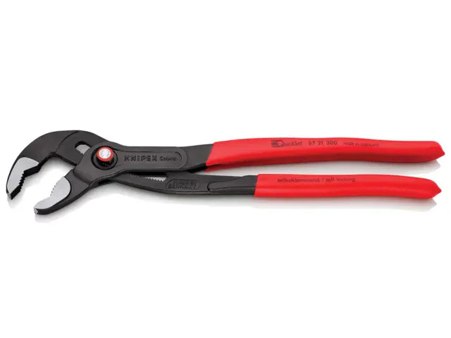 Knipex Cobra® Quickset Water Pump Pliers PVC Grips 300mm