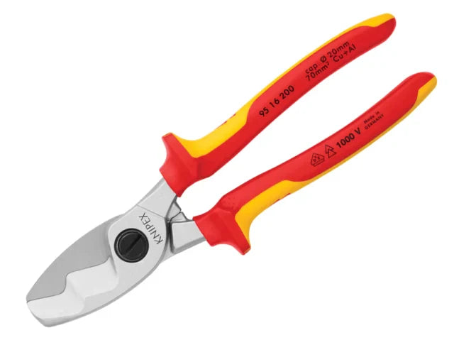 Knipex VDE Cable Shears with Twin Cutting Edge 200mm