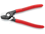 Knipex Cable Shears PVC Grip with Return Spring 165mm