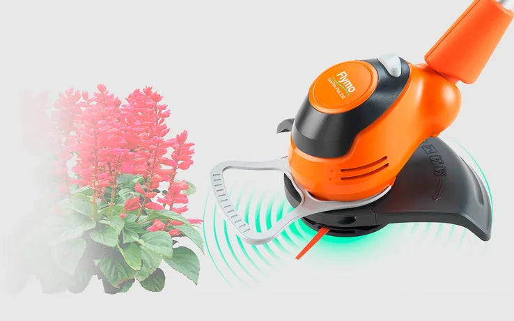 Flymo 18V EasiTrim Plus 230 - Flexible, Battery-Powered Trimming with Smart Features