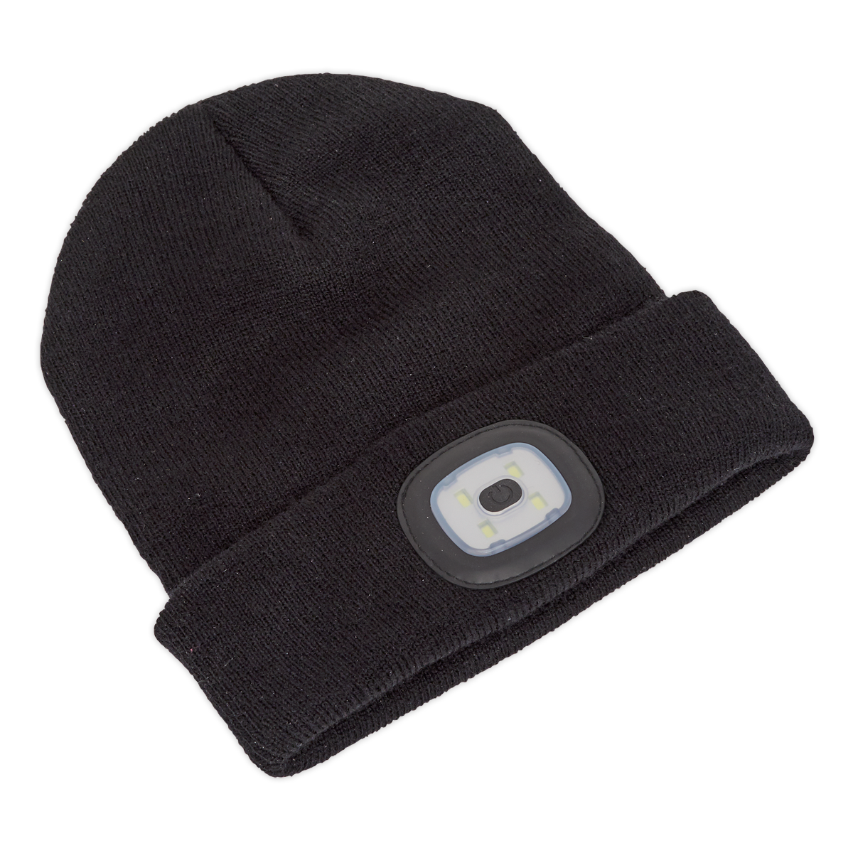 Sealey Beanie Hat 1W SMD LED USB Rechargeable