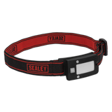 Sealey Rechargeable Head Torch 2W COB LED Auto-Sensor Black