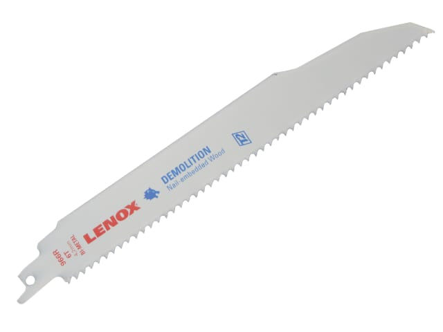 LENOX 20598-966R Demolition Reciprocating Saw Blades 225mm 6 TPI (Pack 2)