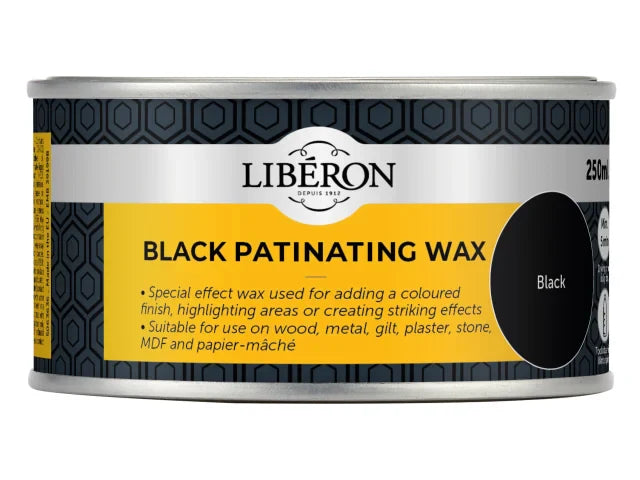 Liberon Black Patinating Wax 250ml